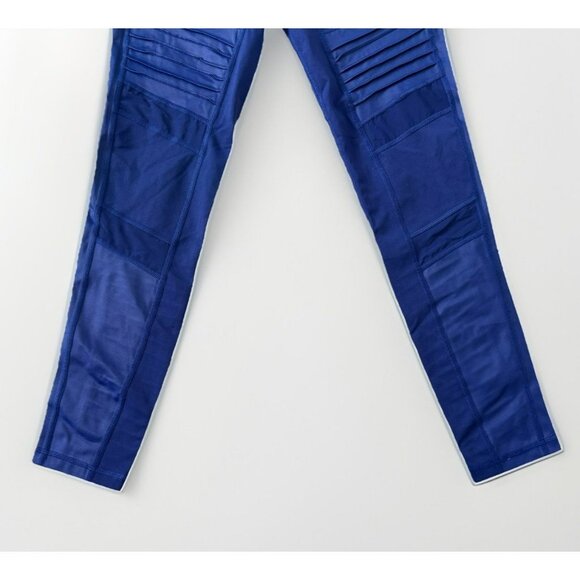 VICTORIA SPORT Victoria’s Secret blue stretchy leggings size Medium - Picture 3 of 6